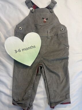 Tommy Bahama - LIKE NEW Gray Overalls with Adjustable Straps